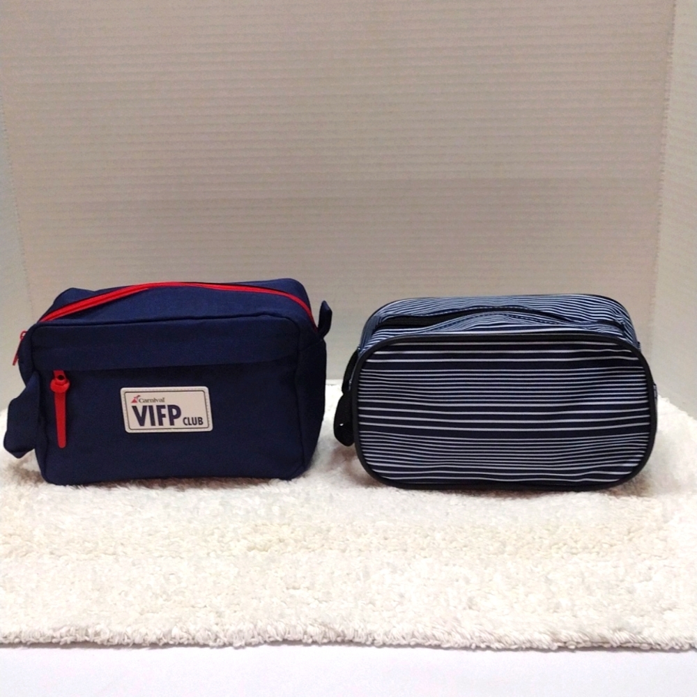 Toiletry Bags Assorted Lot of 2